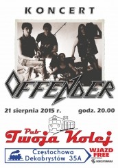 Koncert OFFENDER w Częstochowie - 21-08-2015