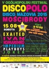 Bilety na V Ogólnopolski Festiwal Disco Polo - Disco Mazovia 2015