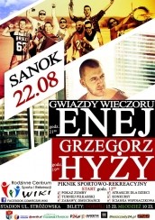Koncert ENEJ i Grzegorz HYŻY w Sanoku - 22-08-2015