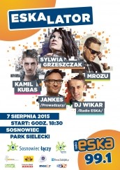 Koncert Eskalator 2015 w Sosnowcu - 07-08-2015
