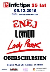 Koncert Lady Pank, Enej, OBERSCHLESIEN, LemON w Oberhausen - 05-12-2015