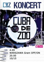 Koncert CUBA DE  ZOO | WARSZAWA - 04-09-2015