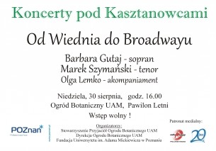 Koncert Od Wiednia do Broadwayu w Poznaniu - 30-08-2015