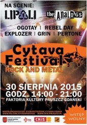 Bilety na CYTAVA FESTIVAL VI : LIPALI / THE ANALOGS / OGOTAY / REBEL DAY / EXPLOZER / GRIN / PERTONE