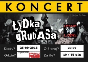 Koncert Łydka Grubasa i Leśne Ludki - 25.09.15 - TFP - Częstochowa - 25-09-2015