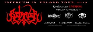 Koncert INFERNUM IN POLAND TOUR 2015 - BETRAYER + DEADTHORN + MAMMON + KARCHAROTH @ Wrocław - 21-03-2015