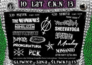 Koncert 10 lat C.K.N.13 - dwa dni!!!!! 3/4.10.2014 w Gliwicach - 03-10-2014