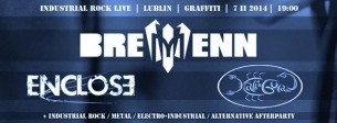 Koncert BREMENN, Enclose, Kali-Gula + industrial rock afterparty! w Lublinie - 07-02-2014