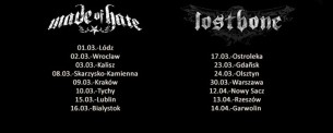 Koncert TRASA MADE OF HATE i LOSTBONE MARZEC-KWIECIEŃ 2013 we Wrocławiu - 14-04-2013