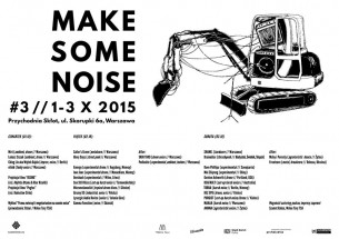 Koncert Make Some Noise #3 w Warszawie - 01-10-2015