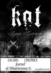Koncert KAT & Roman Kostrzewski 3.10.2015 Chojnice Pub "Kornel" +support Mass Insanity - 03-10-2015