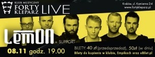 Bilety na koncert LemON w Krakowie - 08-11-2015