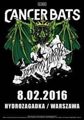 Koncert Cancer Bats w Warszawie - 08-02-2016