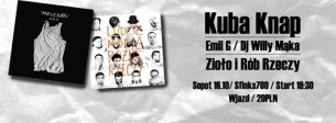 Koncert KUBA KNAP | Zioło | Emil G & Dj Willy Mąka  @ Sfinks700 w Gdańsku - 16-10-2015