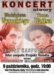Koncert Janusz Kasprowicz (Projekt Voloda) & Stanisław Marinczenko w Lubinie - 09-10-2015