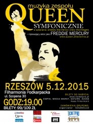 Bilety na koncert Muzyka zespołu Queen symfonicznie w Rzeszowie - 05-12-2015