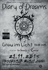 Koncert Diary of Dreams (DE) | gość specjalny: The Beauty of Gemina (CH) w Warszawie - 21-11-2015