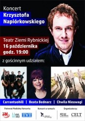 Koncert Krzysztofa Napiórkowskiego z udziałem Carrantuohill w Rybniku - 16-10-2015
