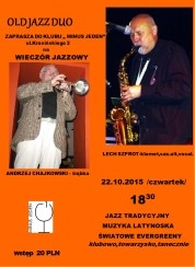 Koncert Wieczór Jazzowy w Warszawie - 22-10-2015