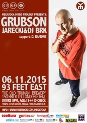 GRUBSON x JARECKI x DJ BRK - KONCERT W LONDYNIE 2015 - 06-11-2015
