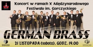 Bilety na X Międzynarodowy Festiwal im. Gorczyckiego - German Brass