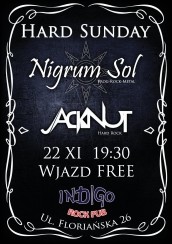 Koncert Nigrum Sol & Jacknut w Indigo Rock Pub! w Krakowie - 22-11-2015
