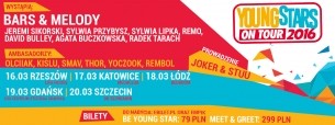 Bilety na koncert Young Stars on Tour (Bars and Melody) w Rzeszowie - 16-03-2016