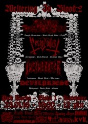 Koncert TEMPLE DESECRATION / NECROSADIST / INCINERATOR / DEVILPRIEST - WELTERING IN BLOOD:2 - KATOWICE - PUB KORBA - 23-01-2016