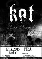 Koncert KAT& Roman Kostrzewski 12.12.2015  PIŁA Barka support: ROCKASTA - 12-12-2015