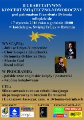 II Charytatywny Koncert Świąteczno-Noworoczny w Bytomiu - 17-01-2016