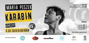 Koncert Maria Peszek "Karabin" Nowa Płyta/Częstochowa/Klub Rura - 04-03-2016