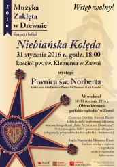Muzyka Zaklęta w Drewnie - koncert kolęd w Zawoi - 31-01-2016