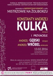 Koncert KONSTANTY ANDRZEJ KULKA  I PRZYJACIELE w Warszawie - 13-02-2016