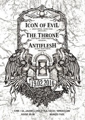 Koncert Icon of Evil + Antiflesh + The Throne we Wrocławiu - 19-02-2016