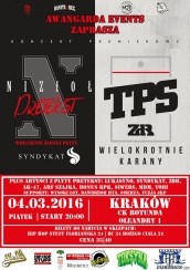 KONCERT PREMIEROWY! NIZIOŁ SYNDYKAT - TPS ZDR + GOŚCIE W KRAKOWIE - 04-03-2016