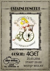 Ostatni koncert Rolling CatHouse + 4GET w Łodzi - 25-03-2016