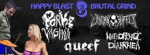 Koncert Happy Blast & Brutal Grind 3: PORKY VAGINA/ UNBORN SUFFER/ HAEMORRHAGIC DIARRHEA/ QUEEF w Poznaniu - 04-06-2016