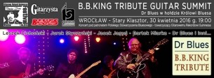 B.B.KING TRIBUTE GUITAR SUMMIT - Dr Blues w hołdzie Królowi Bluesa, koncert towarzyszący Gitarowemu Rekordowi Guinnessa we Wrocławiu - 30-04-2016