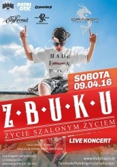 09.04.2016 - ZBUKU Live Koncert, Zespół Odlot - Klub DragoN Czarny Dunajec - 09-04-2016