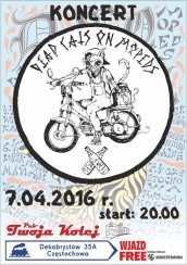 KONCERT Strado oraz Dead Cats On Mopeds (Germany) w Częstochowie - 07-04-2016