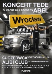 Koncert TEDE & ABEL / Wrocław @Alibi_Club Wroclove - 24-06-2016