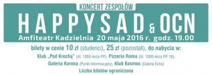Koncert Happysad & OCN - Kielce - 20-05-2016