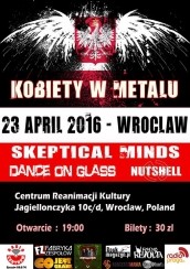 Koncert Skeptical Minds - Dance on Glass - Nutshell we Wrocławiu - 23-04-2016