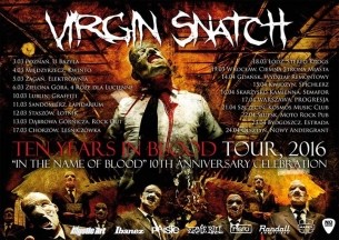Koncert VIRGIN SNATCH - Ten Years in Blood Tour 2016; support: Minetaur, Ogotay w Olsztynie - 24-04-2016