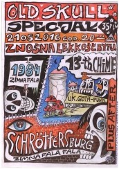 Koncert Old Skull: 13TH CHIME (UK, goth-punk), 1984, Schrottersburg w Warszawie - 21-05-2016