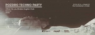 Koncert Pozdro Techno Party with OLIVER HO X Prozak 2.0 w Krakowie - 22-04-2016