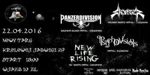 Koncert Skyanger, Panzerdivision, Psycho Visions, New Life Rising w Nowym Targu - 22-04-2016
