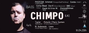 Koncert CHIMPO [UK]. 12 artystów, 2 sceny w Projekt LAB 10*(lista fb)/15 w Poznaniu - 16-04-2016