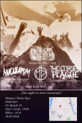 Koncert Eden Farewell / Nuclearm / The Cursed Plague / My Prey w Nowym Sączu - 28-05-2016