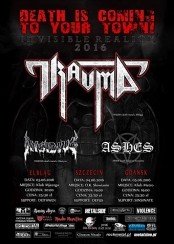 Koncert TRAUMA, Insidius, Ashes, Sinsinate at Metro Gdańsk Invisible Reality Tour 2016 - 05-06-2016